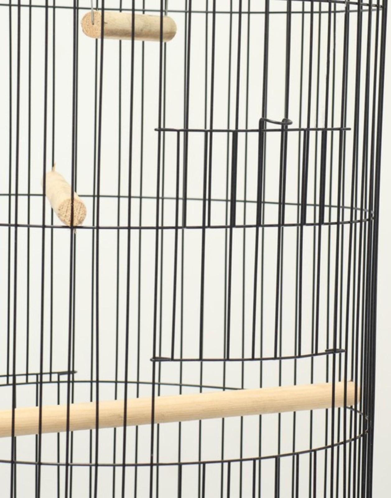 Клетка для корелл круглая «Рио», 40 x 83 см, микс цветов