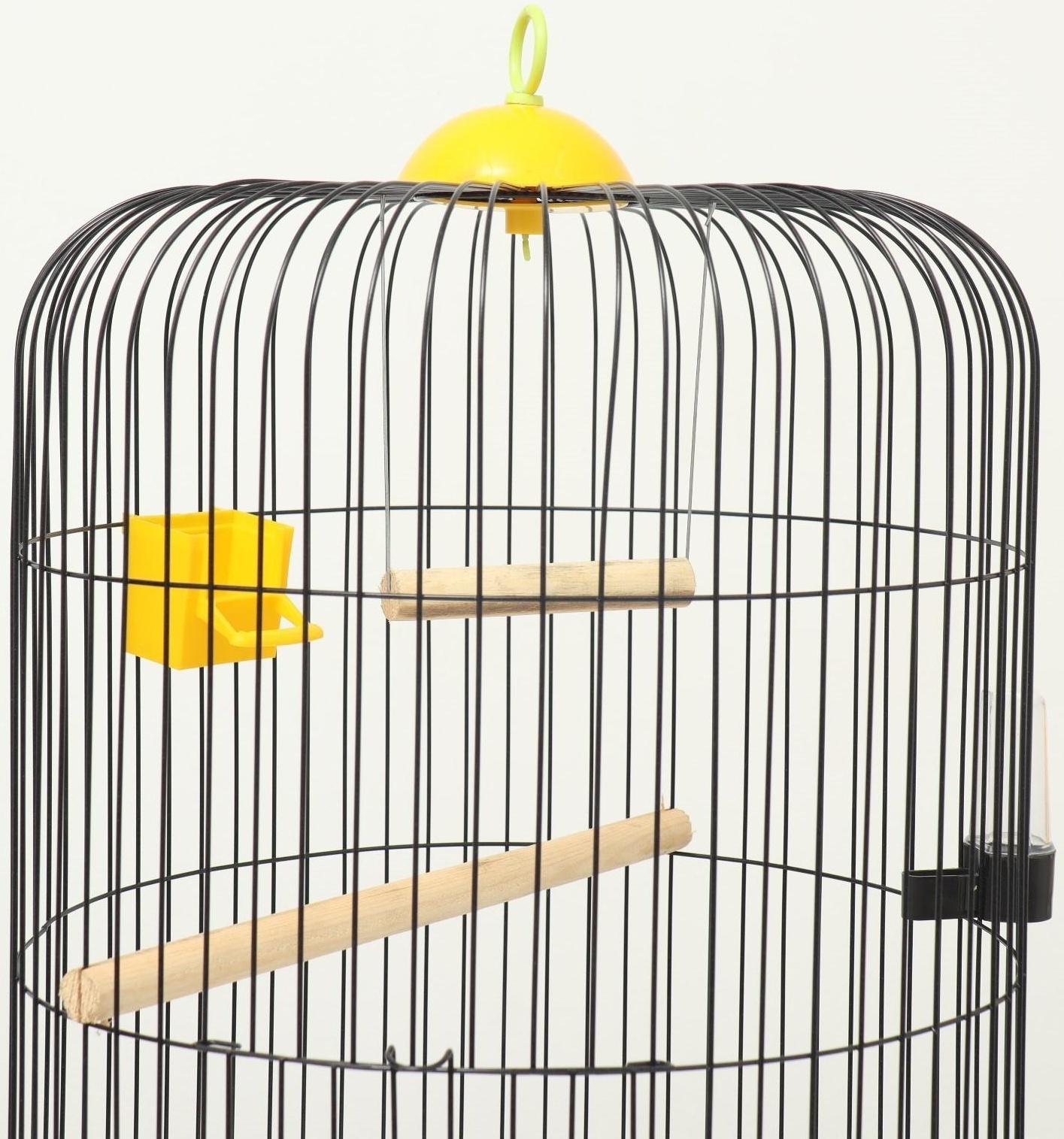 Клетка для корелл круглая «Рио», 40 x 83 см, микс цветов