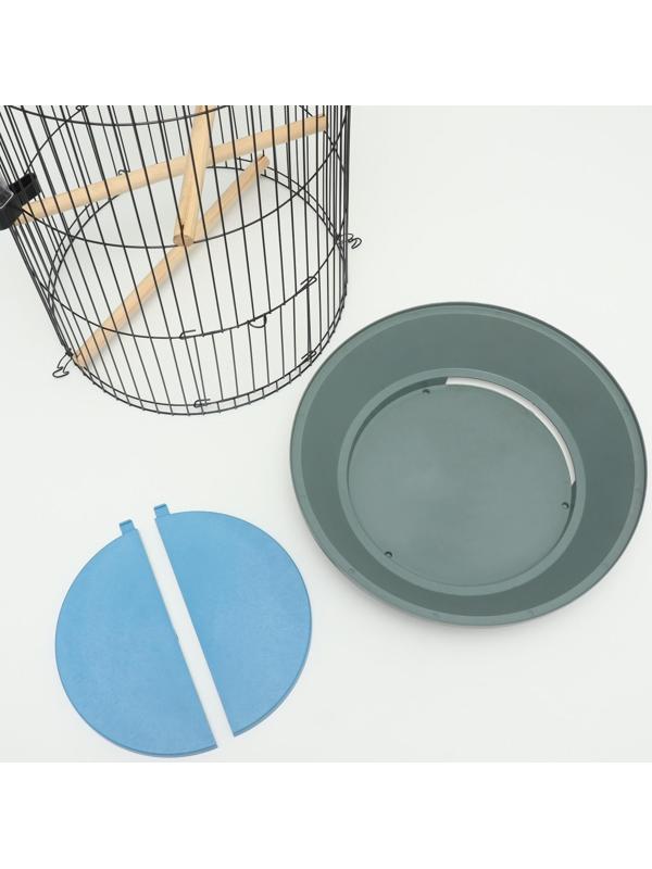 Клетка для корелл круглая «Рио», 40 x 83 см, микс цветов