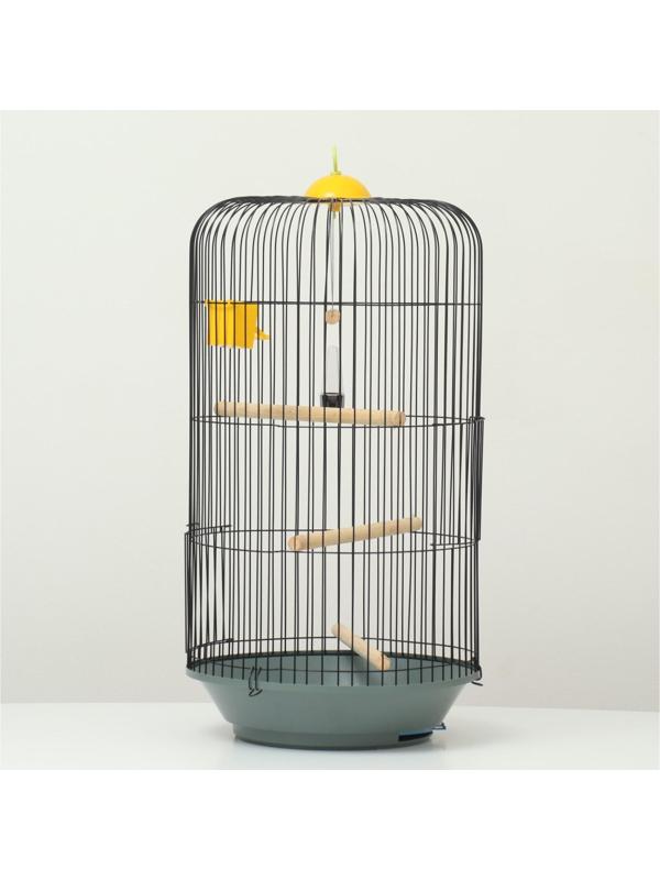 Клетка для корелл круглая «Рио», 40 x 83 см, микс цветов