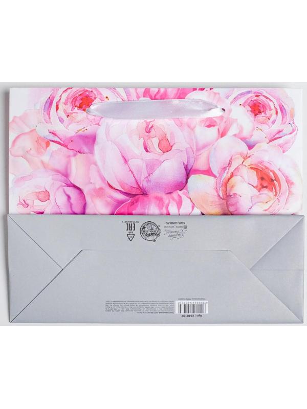 Пакет ламинированный горизонтальный «Счастье ждёт тебя» 22 × 17,5 × 8 см