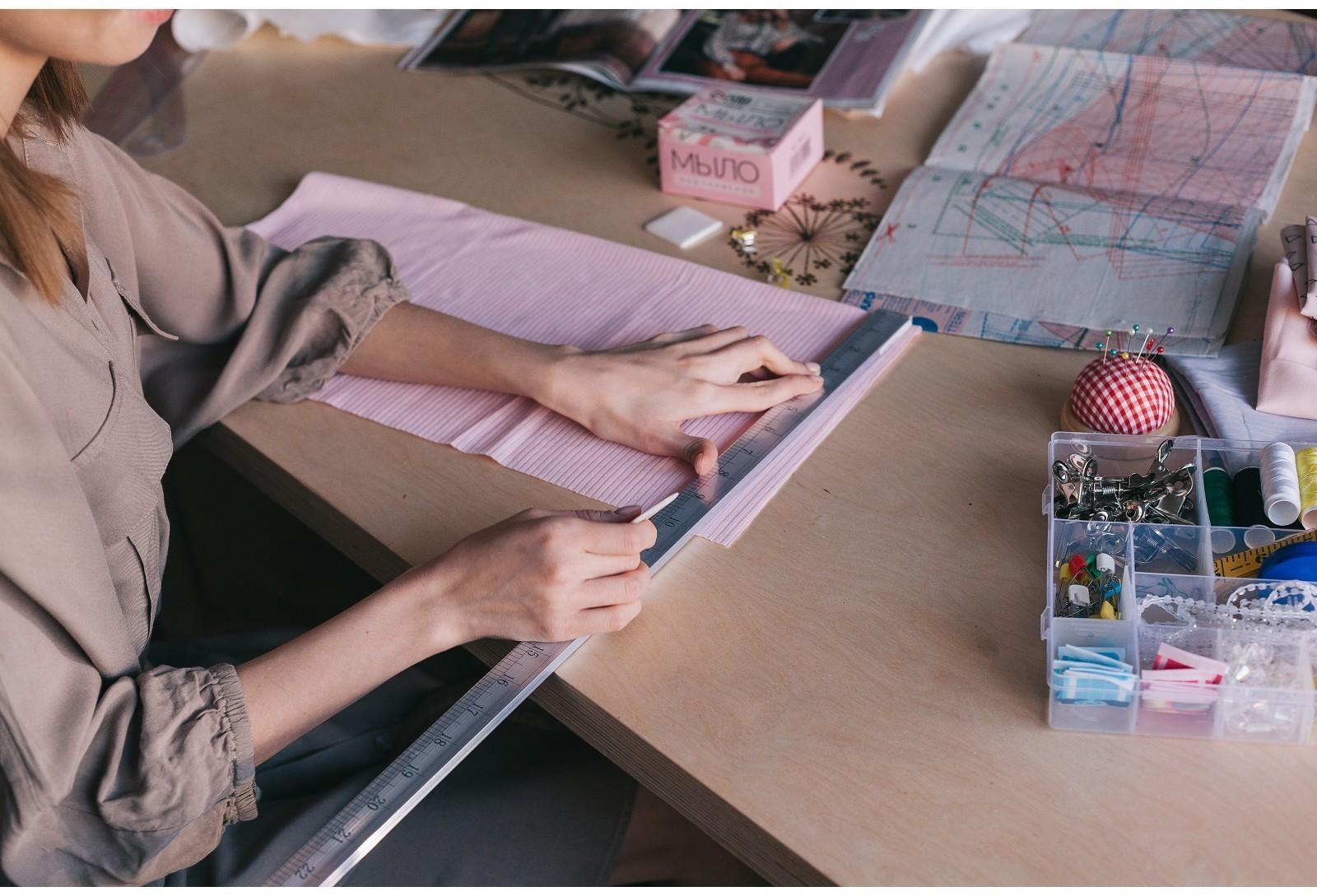 Метр металлический, 100 см (см/дюймы)