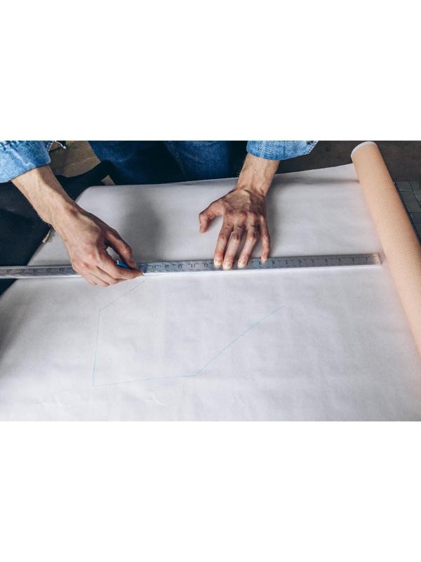 Метр металлический, 100 см (см/дюймы)