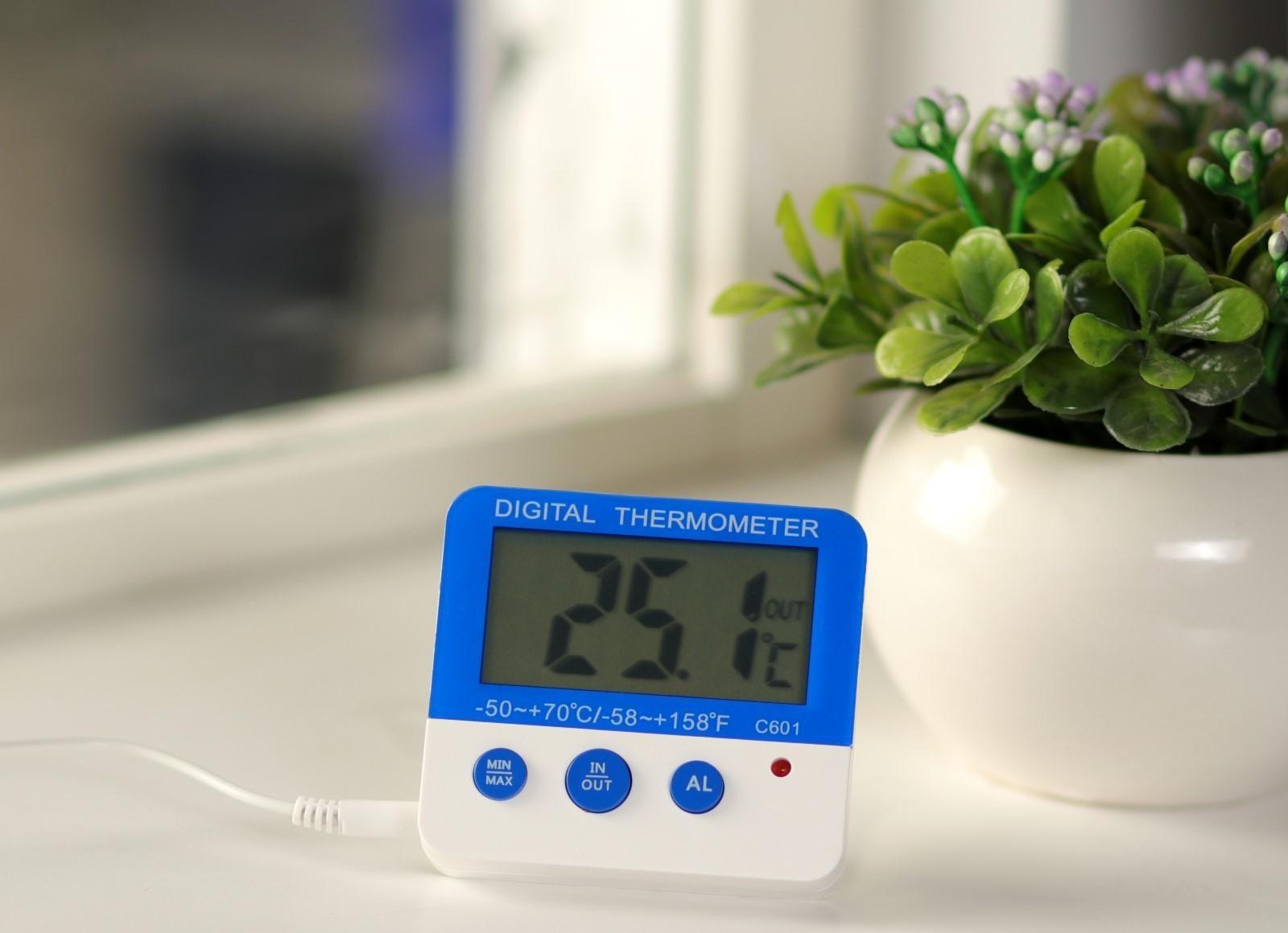 Термометр LTR-13, электронный, выносной датчик 90 см, белый