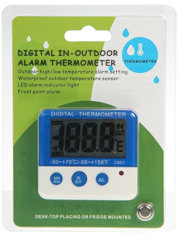 Термометр LTR-13, электронный, выносной датчик 90 см, белый