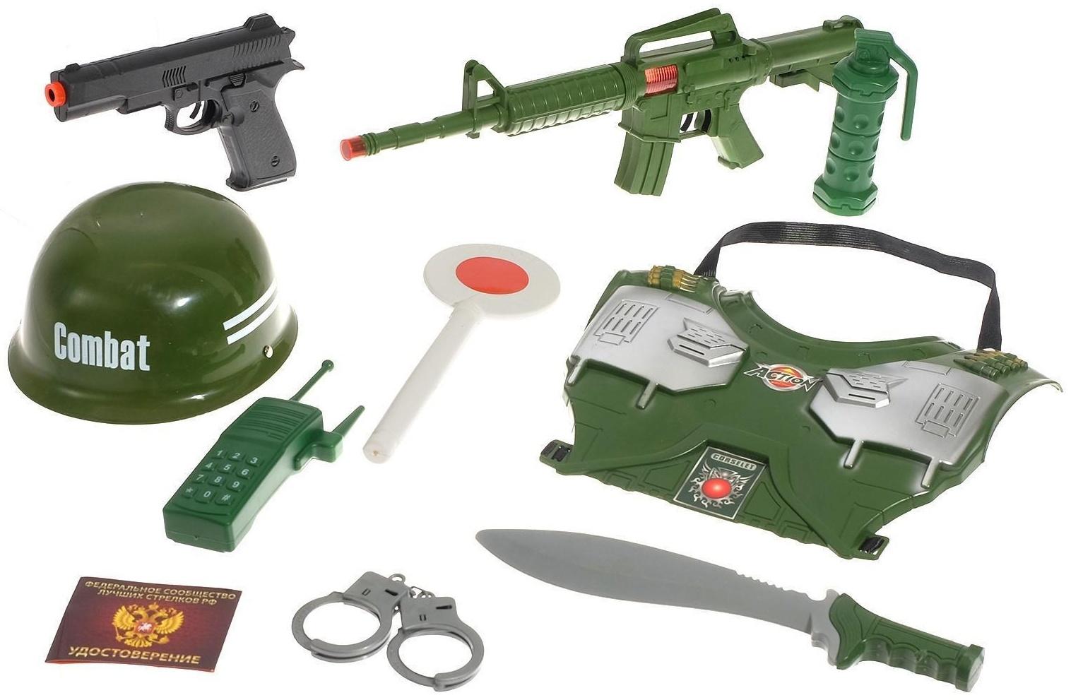 Набор военного «Отряд А», 9 предметов