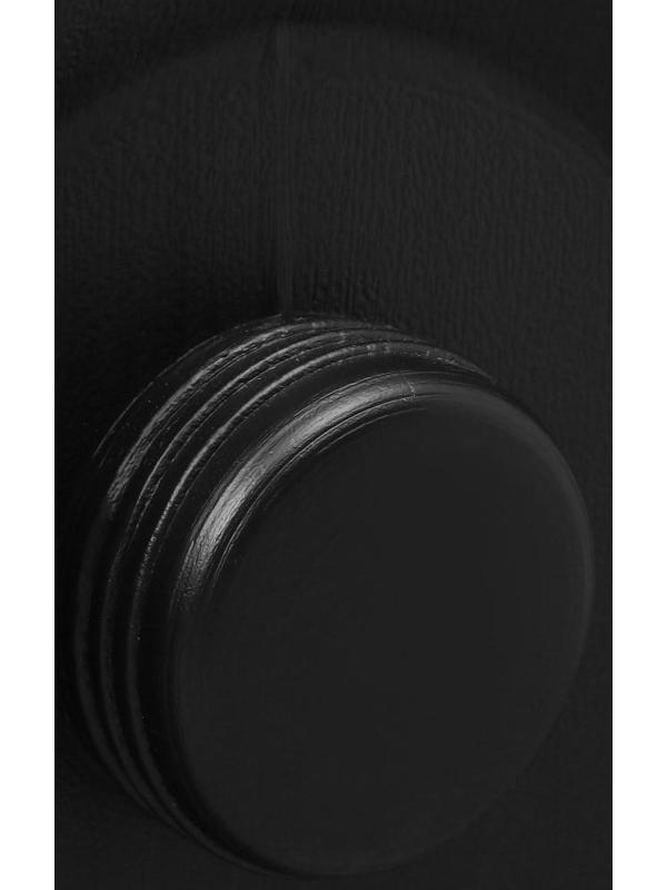 Бак для душа, 150 л, с крышкой, с резьбой под кран, чёрный