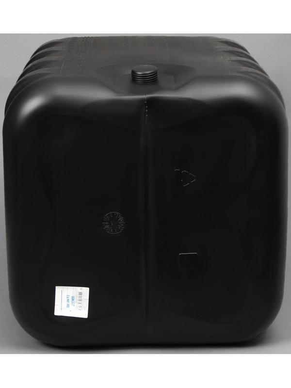 Бак для душа, 150 л, с крышкой, с резьбой под кран, чёрный