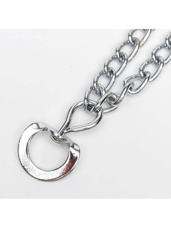 Ошейник-удавка строгий с защитными колпачками, 2,5 мм х 45 см