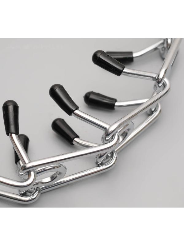 Ошейник-удавка строгий с защитными колпачками, 3 мм х 50 см