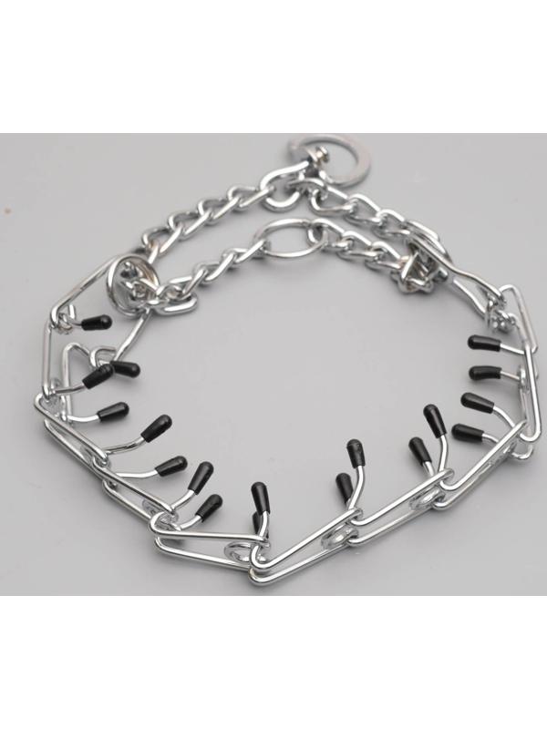 Ошейник-удавка строгий с защитными колпачками, 3,5 мм х 55 см