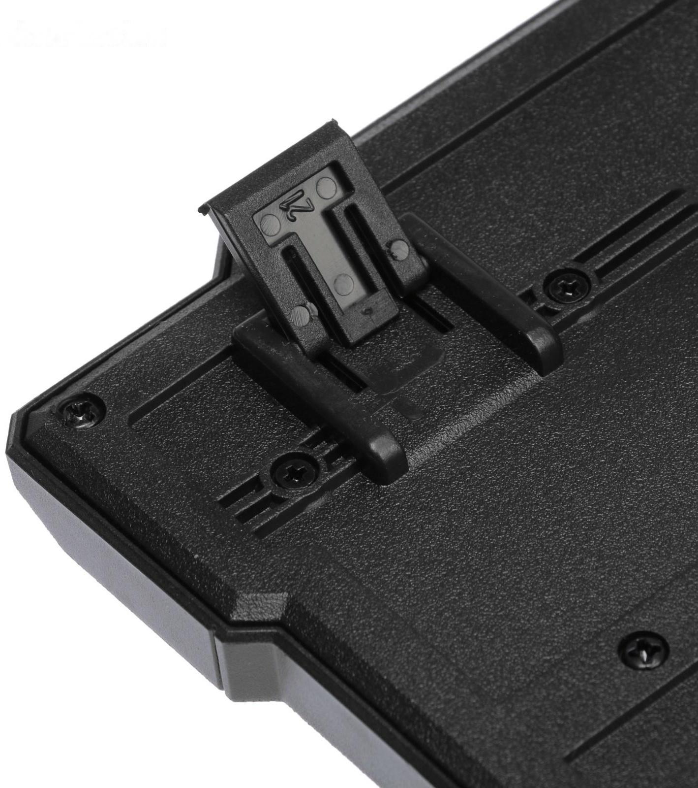 Клавиатура Ritmix RKB-151, игровая, проводная, мембранная, 104+16  клавиш, USB, чёрная