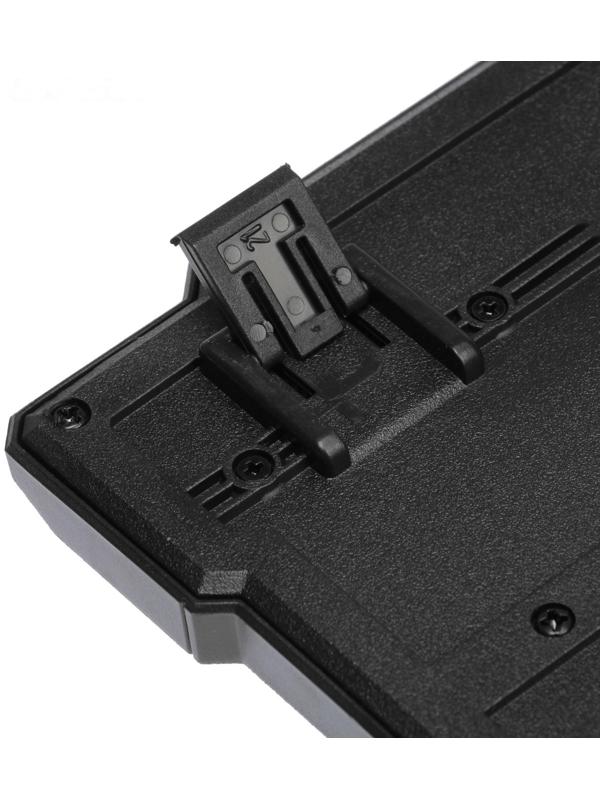 Клавиатура Ritmix RKB-151, игровая, проводная, мембранная, 104+16  клавиш, USB, чёрная