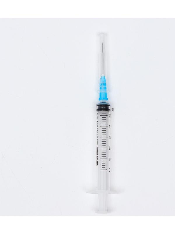 Шприц одноразовый стерильный объёмом 2 мл с иглой 0,6х25