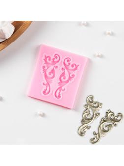 Молд «Лепнина», 5,2×6 см, цвет МИКС