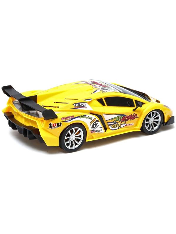 Машина радиоуправляемая «Ламбо», работает от батареек, цвет жёлтый