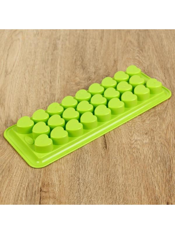 Форма для льда и шоколада «Сердечки», 26 ячеек, цвета МИКС