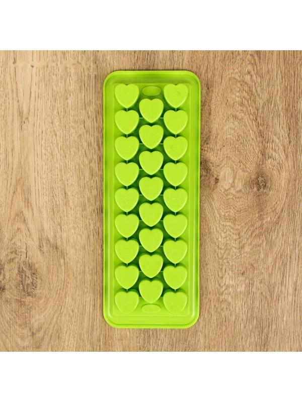 Форма для льда и шоколада «Сердечки», 26 ячеек, цвета МИКС