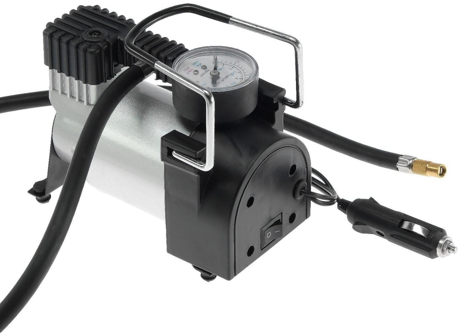 Компрессор автомобильный Nova Bright АК-35, 10 А, 30 л/мин, 150 PSI, 12В, металлический корпус, в сумке