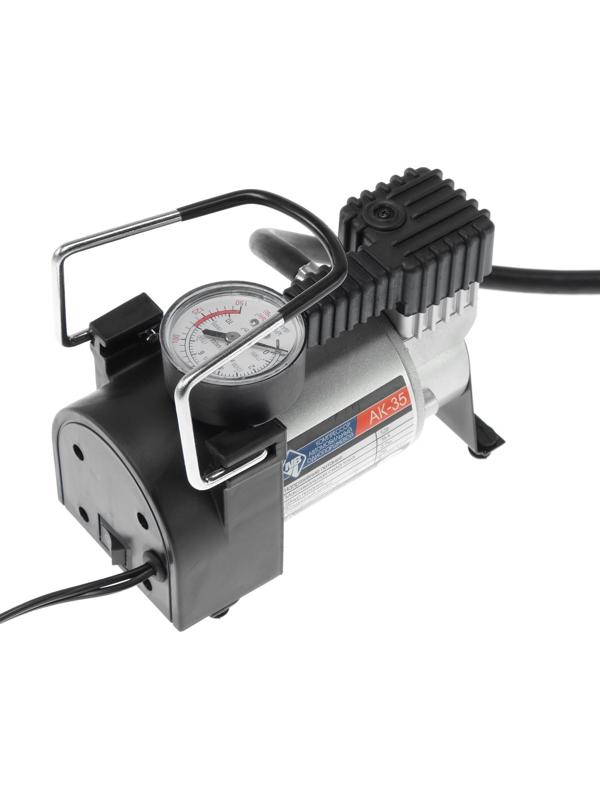 Компрессор автомобильный Nova Bright АК-35, 10 А, 30 л/мин, 150 PSI, 12В, металлический корпус, в сумке