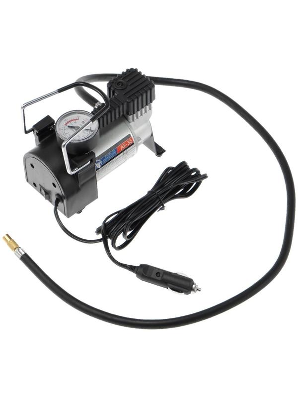 Компрессор автомобильный Nova Bright АК-35, 10 А, 30 л/мин, 150 PSI, 12В, металлический корпус, в сумке