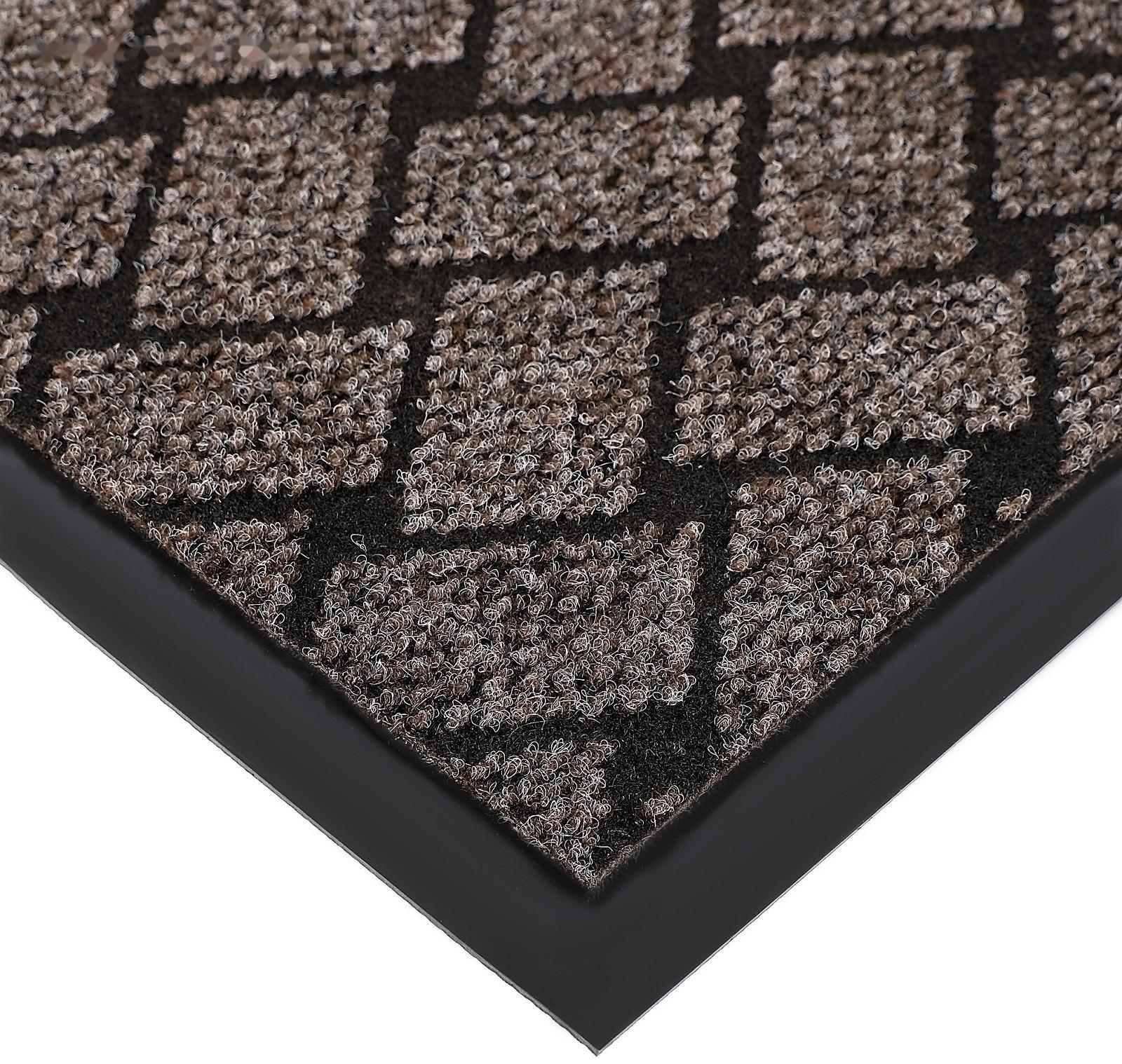 Коврик придверный влаговпитывающий «Крафт», 50×80 см, цвет коричневый