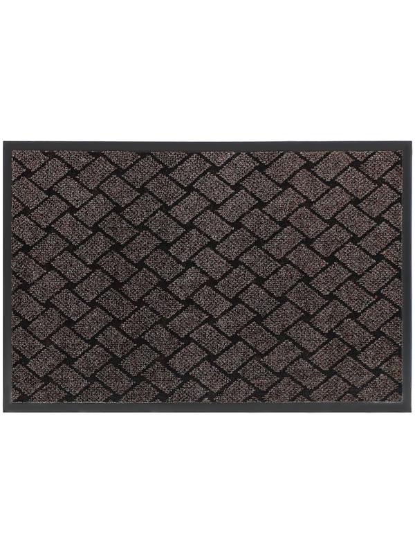 Коврик придверный влаговпитывающий «Крафт», 50×80 см, цвет коричневый