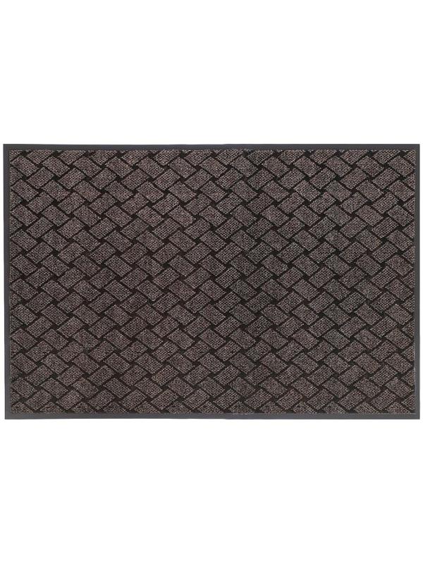 Коврик придверный влаговпитывающий «Крафт», 80×120 см, цвет коричневый