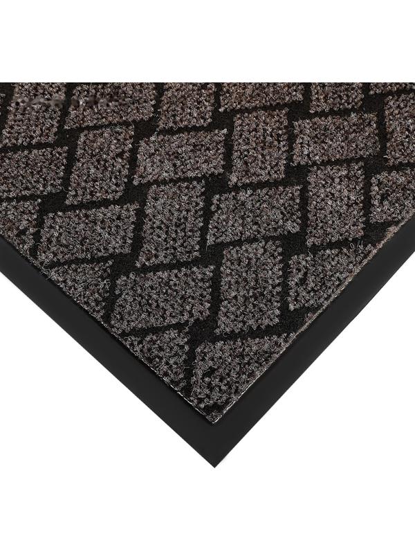 Коврик придверный влаговпитывающий «Крафт», 80×120 см, цвет коричневый