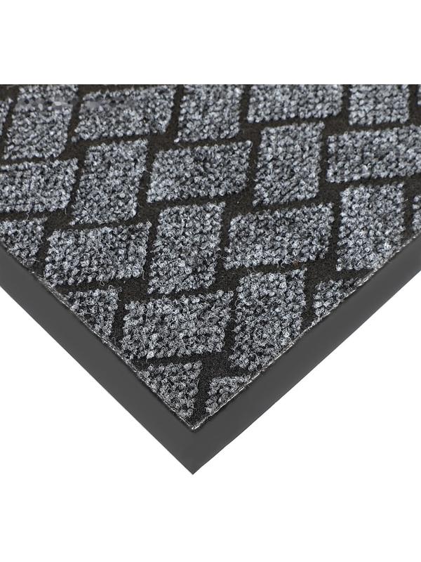 Коврик придверный влаговпитывающий «Крафт», 80×120 см, цвет серый