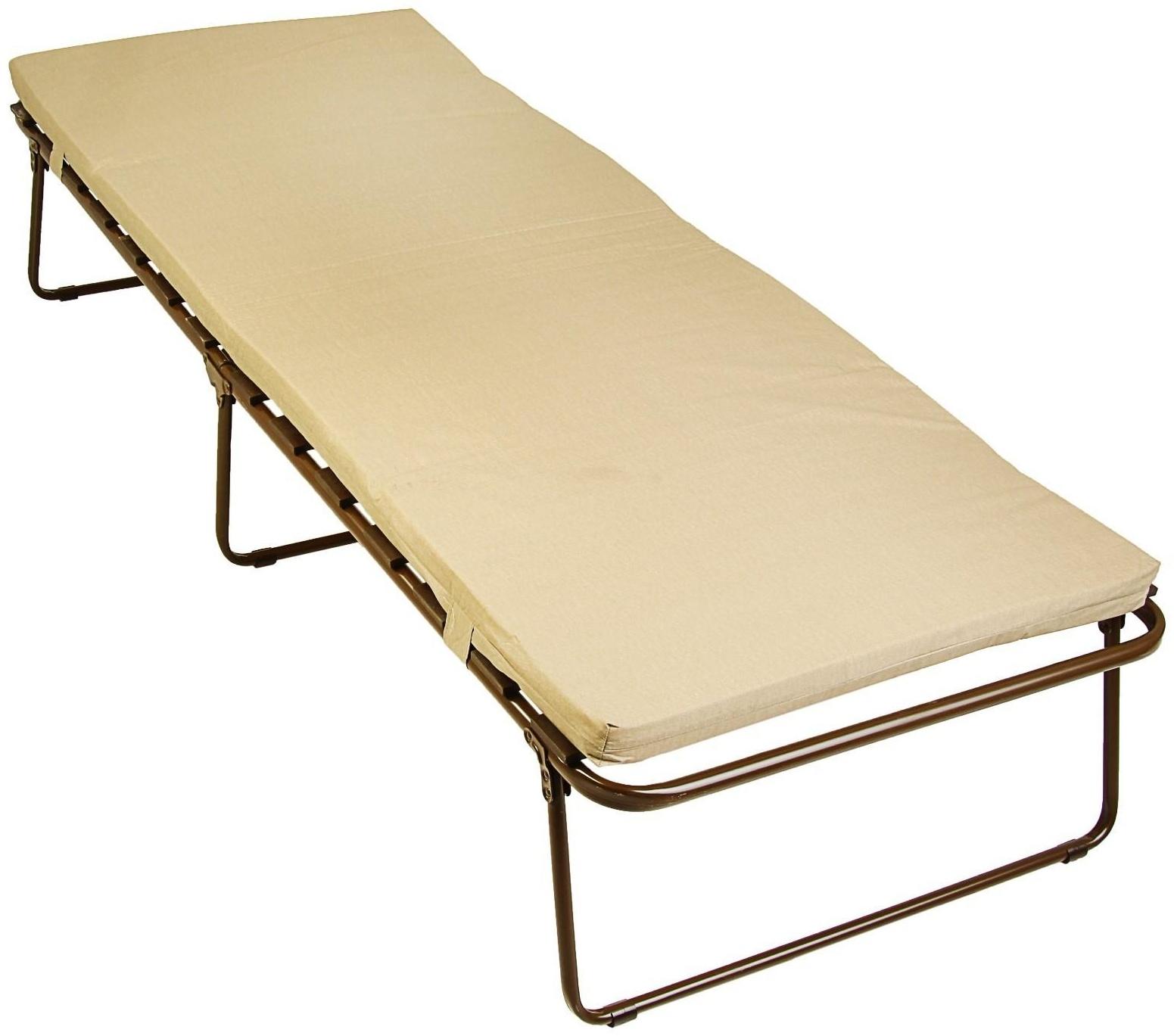 Раскладушка «Верона», 194 × 80 × 39 см, максимальная нагрузка 180 кг