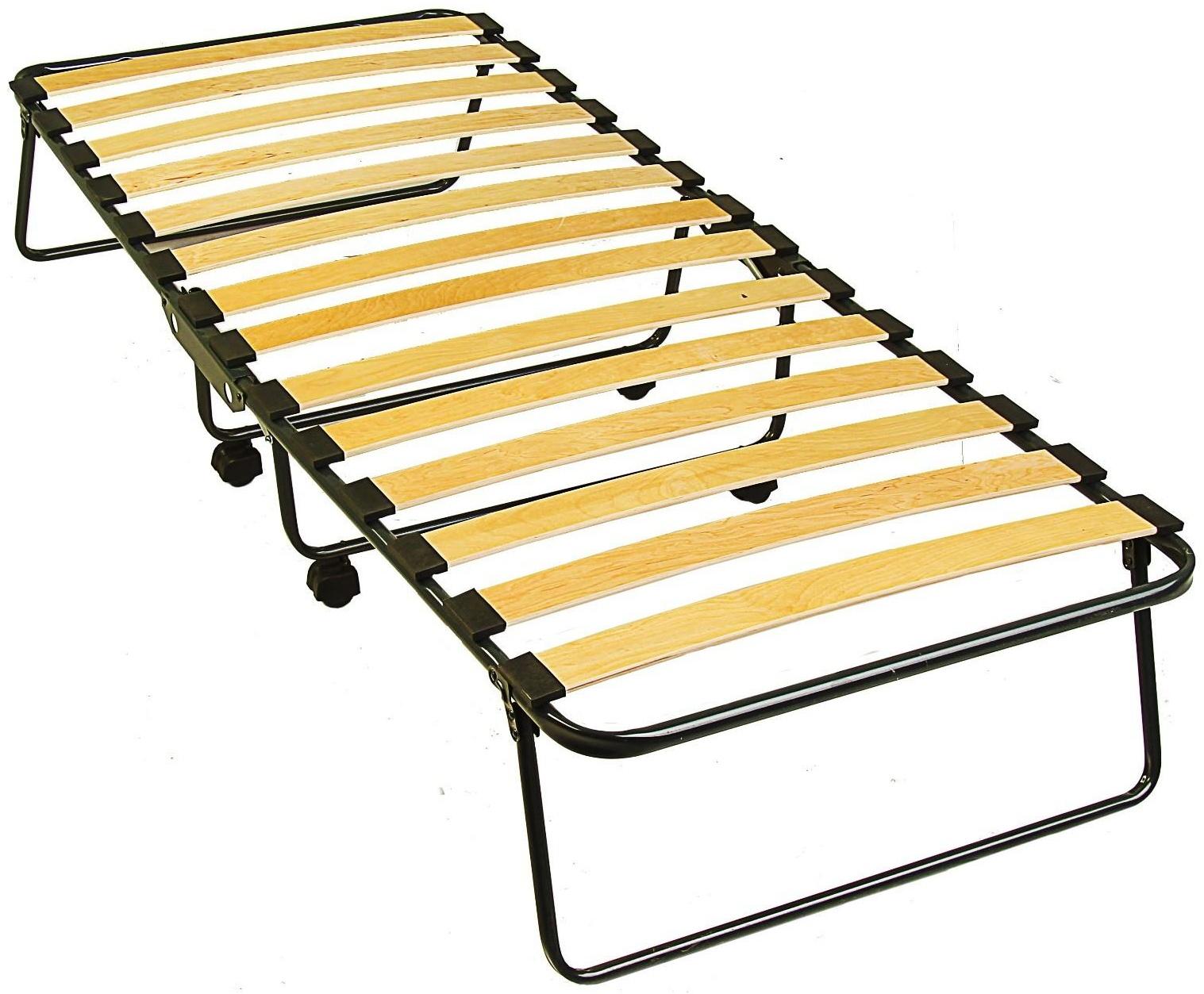 Раскладушка «Вилия», 194 × 80 × 37 см, максимальная нагрузка 180 кг