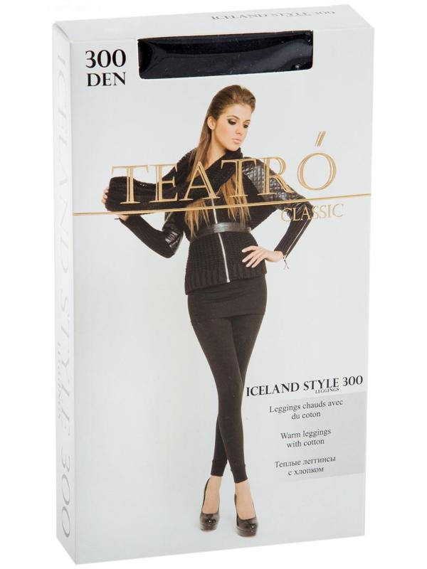 Легинсы женские с начесом Iceland style leggings 300 цвет чёрный (nero), размер 2