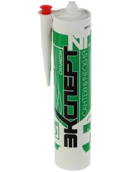 Герметик «ЭКСПЕРТ», силиконовый, сантехнический, прозрачный, 280 мл