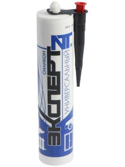 Герметик «ЭКСПЕРТ», силиконовый, универсальный,  белый, 280 мл