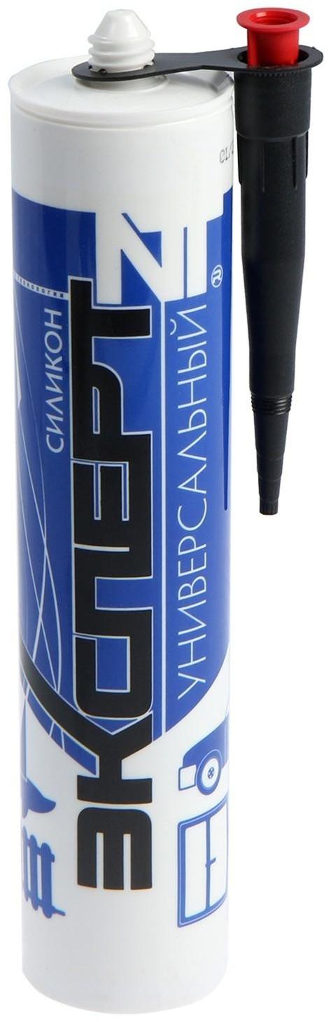 Герметик «ЭКСПЕРТ», силиконовый, универсальный, прозрачный, 280 мл