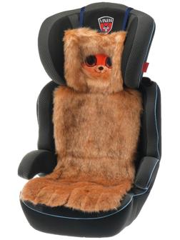 Накидка «АВТОНЯША» для детского автокресла, Лисичка, рыжая