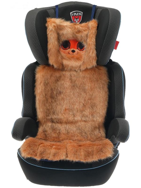 Накидка «АВТОНЯША» для детского автокресла, Лисичка, рыжая