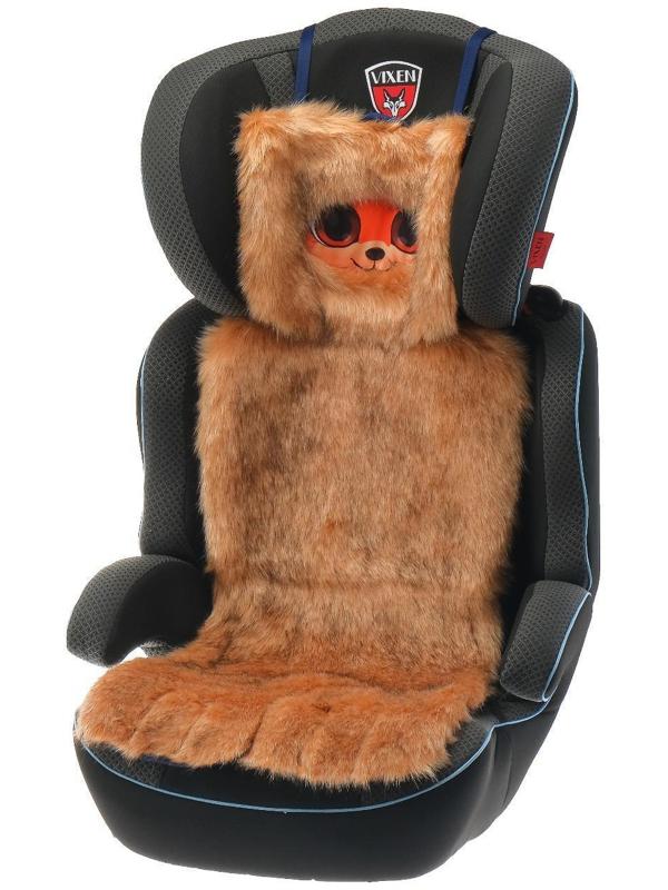 Накидка «АВТОНЯША» для детского автокресла, Лисичка, рыжая