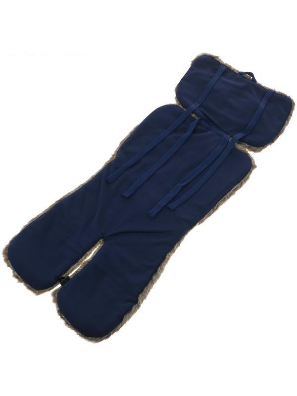 Накидка «АВТОНЯША» для детского автокресла, Мишка, серая