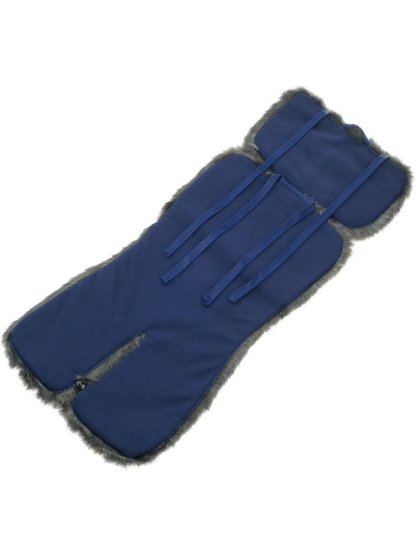 Накидка «АВТОНЯША» для детского автокресла, Мишка, тёмно-серая