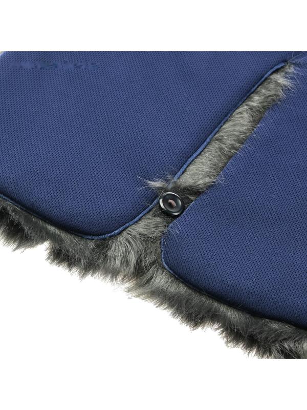 Накидка «АВТОНЯША» для детского автокресла, Мишка, тёмно-серая