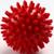 Мяч-ёжик «МалышОК!», диаметр 65 мм, цвет красный, в пакете