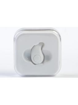 Наушник беспроводной LuazON RX-3, микрофон, АКБ 50 мАч, белые