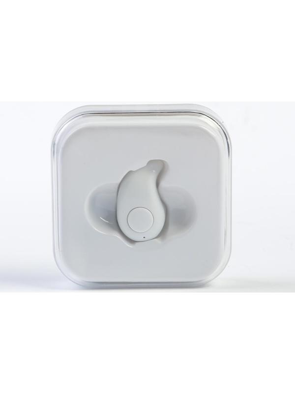 Наушник беспроводной LuazON RX-3, микрофон, АКБ 50 мАч, белые