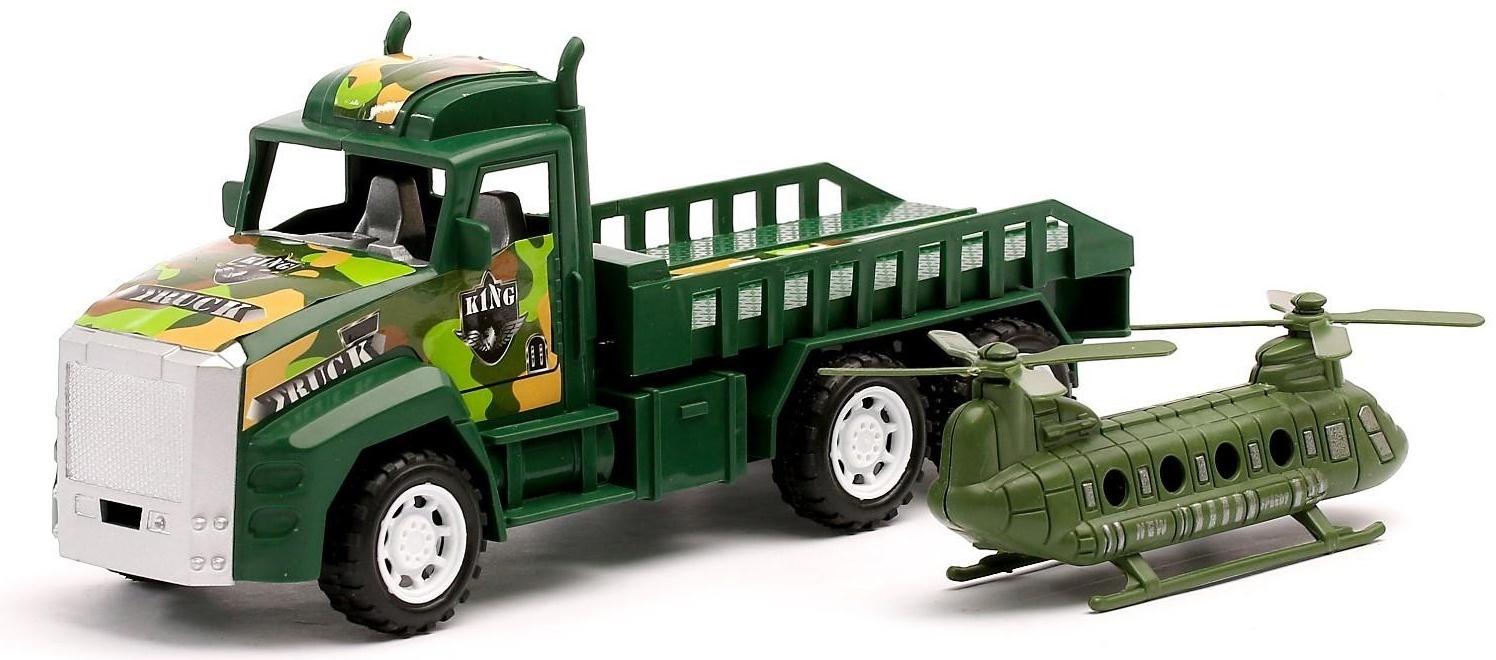 Грузовик инерционный «Перевозчик», с техникой