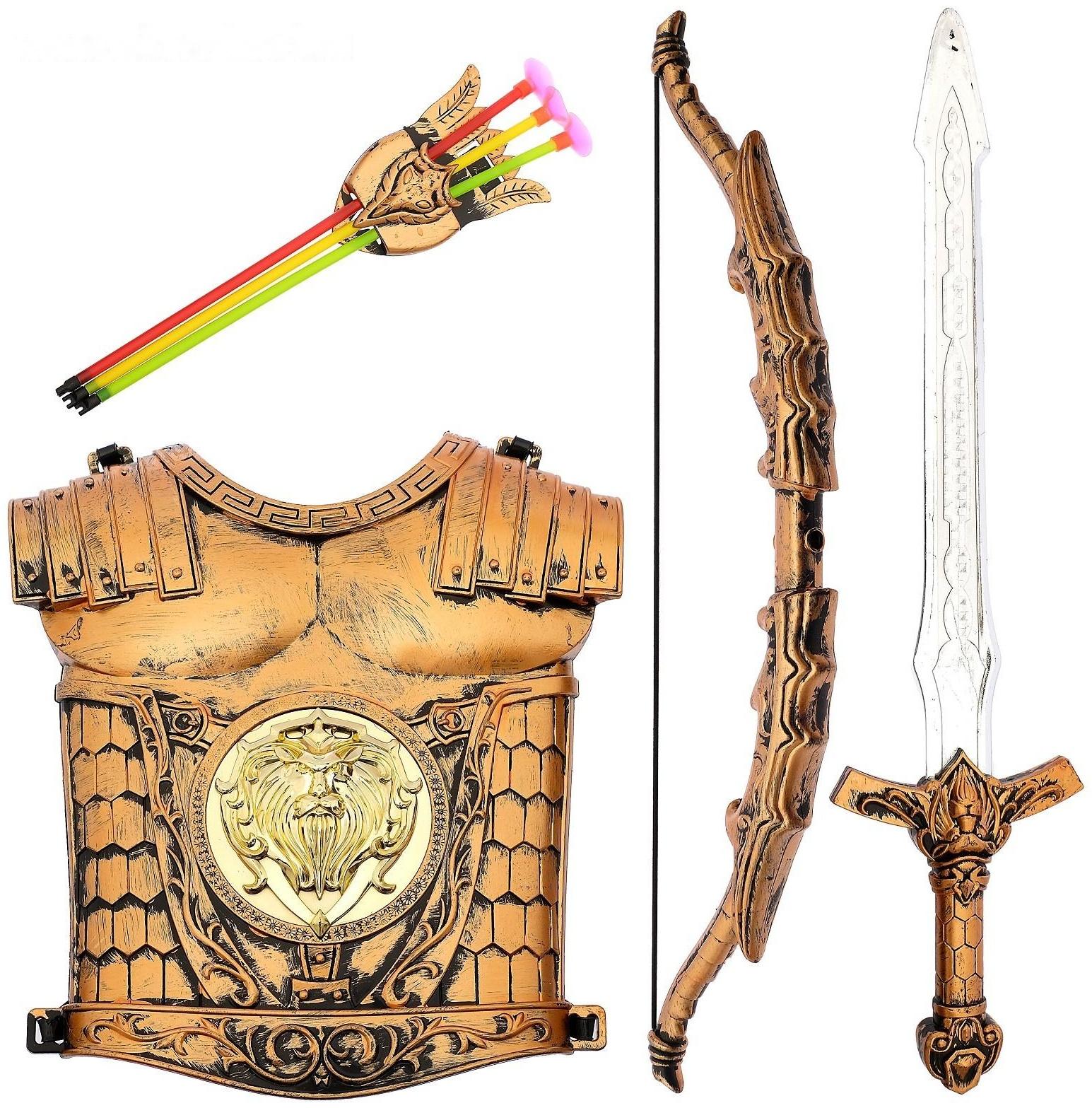 Набор рыцаря «Храбрый воин», 7 предметов