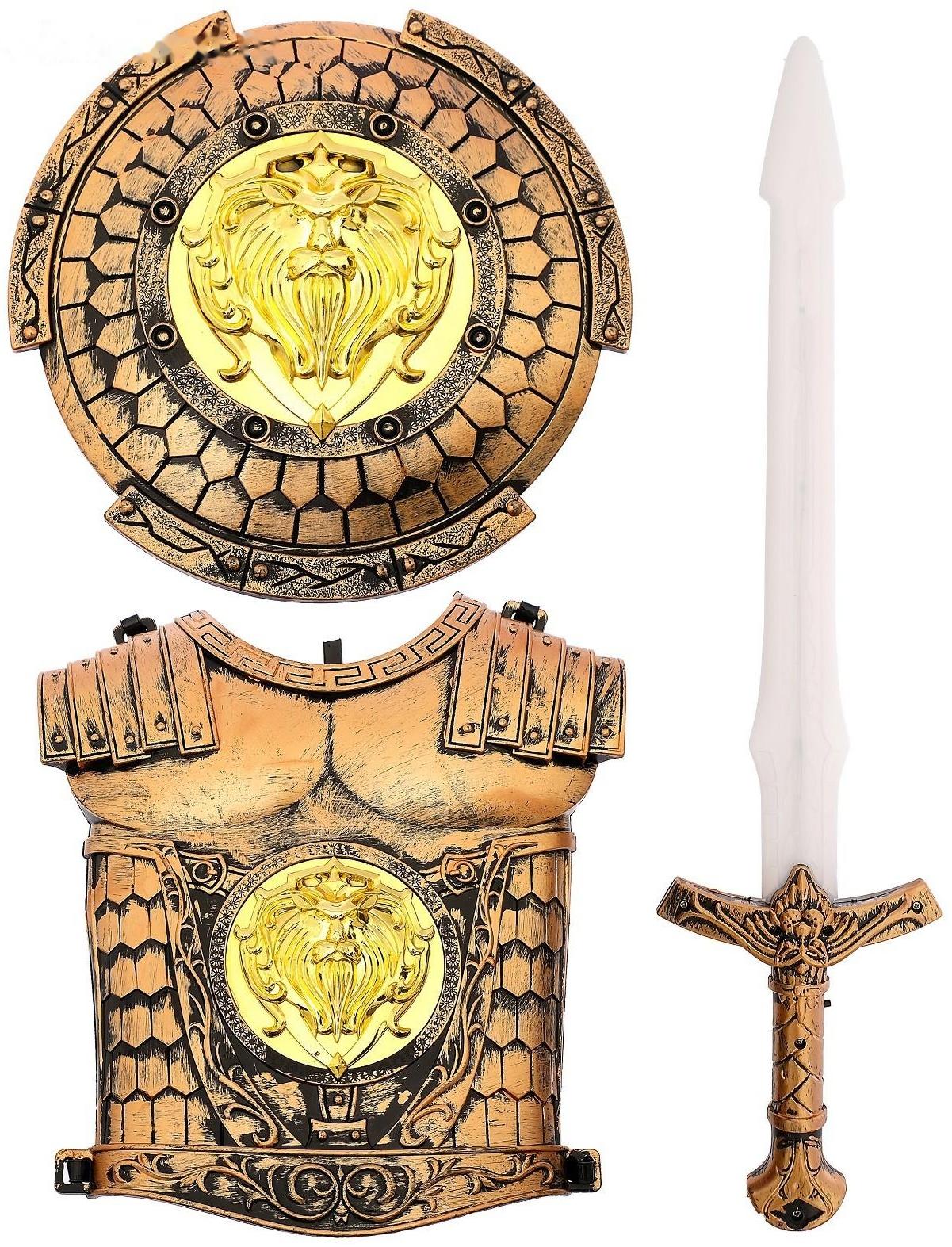 Набор рыцаря «Храбрый воин», 3 предмета