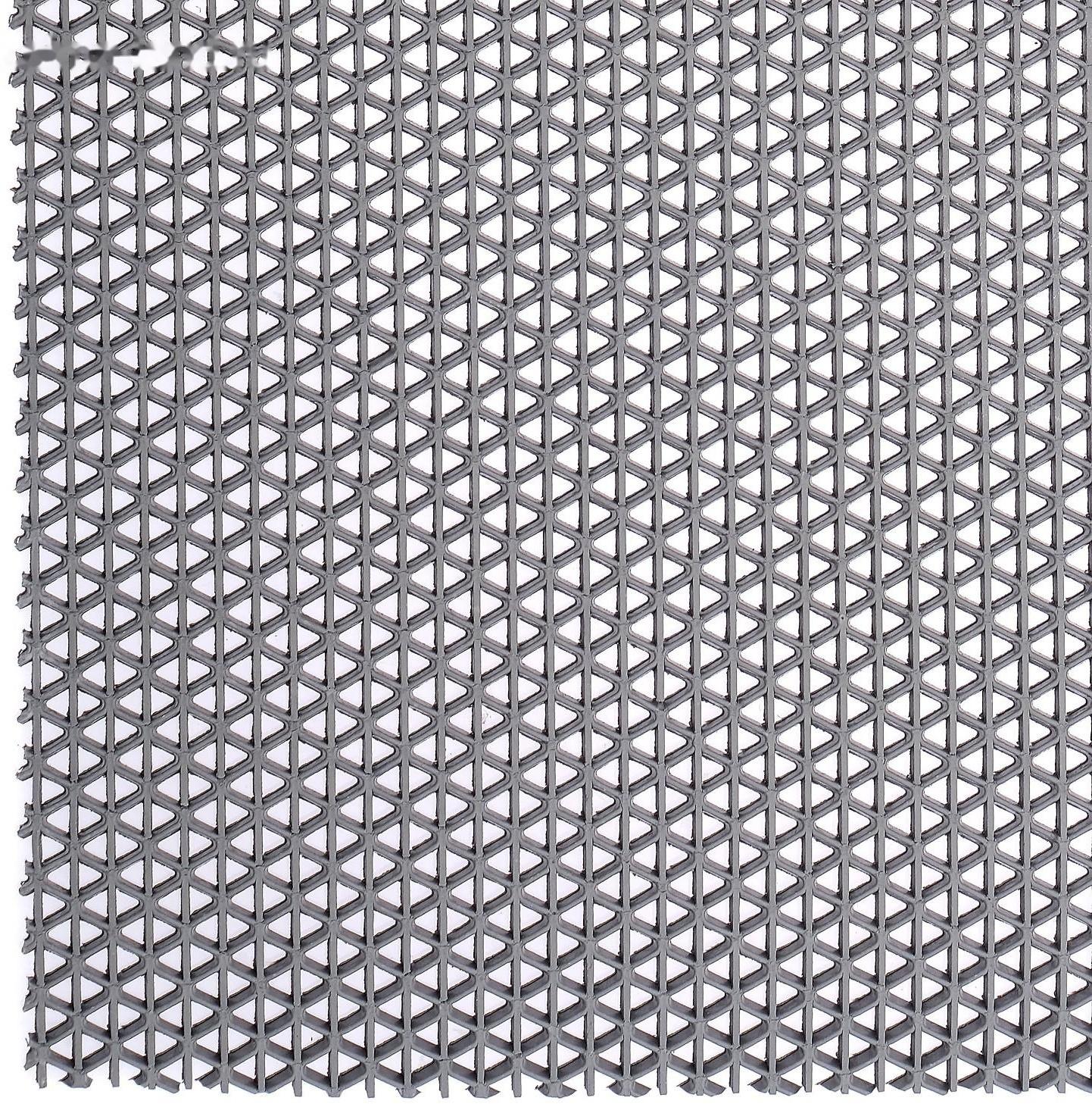 Покрытие ковровое против скольжения «Зиг-Заг Твист», 0,9×10 м, h=4,5 мм, цвет серый