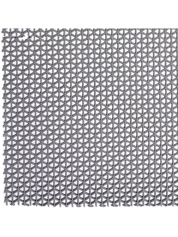 Покрытие ковровое против скольжения «Зиг-Заг Твист», 0,9×10 м, h=4,5 мм, цвет серый